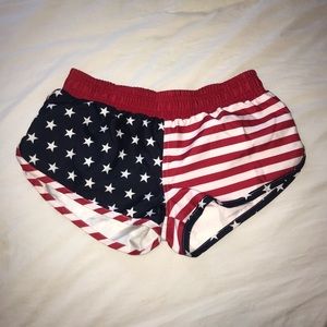 American flag shorts